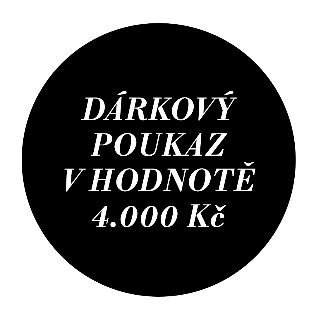 Dárkový poukaz v hodnotě 4000 Kč